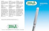 Elettropompe sommerse Submersible electric pumps