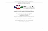 Request for Project Proposals - MTEC