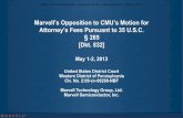 Marvell’s Opposition to CMU’s Motion for Attorney’s Fees ...