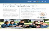Effective Reading Instruction for English Learners