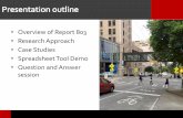 Overview of Report 803 Research Approach Spreadsheet Tool ...