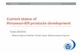 Current status of Himawari-8/9 products development