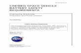 CREWED SPACE VEHICLE BATTERY SAFETY REQUIREMENTS