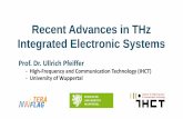 Recent Advances in THz Integrated Electronic Systems