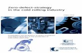 Zero-defect-strategy in the cold rolling industry