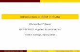 Introduction to SEM in Stata
