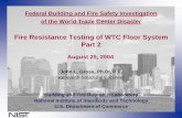 Fire Resistance Testing of WTC Floor System Part 2