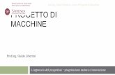 prof.ing. Guido Libertini - corso di Progetto di Macchine ...