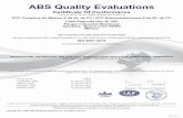 ABS Quality Evaluations - RTP Company