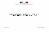 RECUEIL DES ACTES ADMINISTRATIFS - somme.gouv.fr
