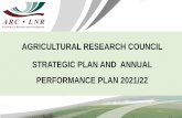 AGRICULTURAL RESEARCH COUNCIL STRATEGIC PLAN AND …