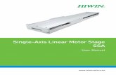 Single-Axis Linear Motor Stage SSA - hiwinmectrol.com
