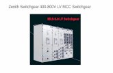 Zenith Switchgear 400-800V LV MCC Switchgear