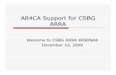 AR4CA Support for CSBG ARRA - Google Search