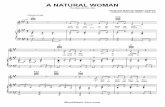 A Natural Woman (You Make Me Feel Like) Sheet Music Aretha ...