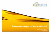 Proceedings of Mocrinis II - Concawe