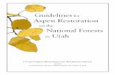 Guidelines for Aspen Restoration - Utah