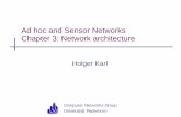 Ad hoc and Sensor Networks Chapter 3: Network architecture