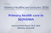 REPUBLIC OF SLOVENIA MINISTRY OF HEALTH Vienna …