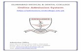 Online Admission System - admissions.imdcollege.edu.pk
