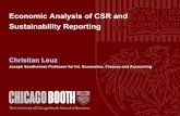Economic Analysis of CSR and Sustainability Reporting