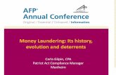 Money Laundering: Its history, evolution and deterrents