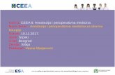 Kurs 5: CEEA 6: Anestezija i perioperativna medicina Naziv ...
