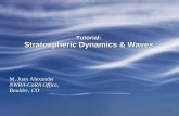 Tutorial: Stratospheric Dynamics & Waves