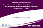Planning Obligations under Section 106