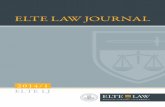 ELTE Law JournaL