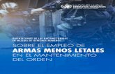 Correo electrónico SOBRE EL EMPLEO DE ARMAS MENOS LETALES