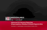 Advanced FCC Revenue Reporting: Misperceptions, Mistakes