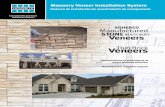 Masonry Veneer Installation System