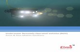 Underwater Remotely Operated Vehicles (ROV)