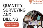 BILLING AND SURVEYING QUANTITY