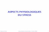 ASPECTS PHYSIOLOGIQUES DU STRESS