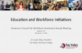 Education and Workforce Initiatives - wi-cwi.org