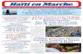 Haïti en Marche, édition du 31 Août au 06 Septembre 2016 ...