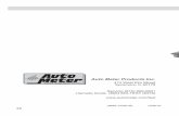 Auto Meter Products Inc.