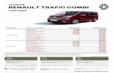 Renault Trafic Combi cenu lapa