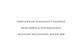 UltraTech Cement Limited Subsidiary Companies Annual ...
