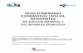 GUÍA ITINERARIO FORMATIVO TIPO DE RESIDENTES DE CIRUGÍA ...