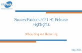 SuccessFactors 2021 H1 Release Highlights