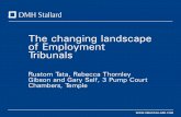 The changing landscape of Employment Tribunals
