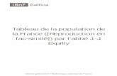 Tableau de la population de la France ([Reproduction en ...