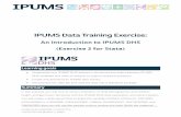 IPUMS Data Training Exercise