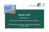MPCDF & RDA