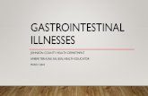 GASTROINTESTINAL ILLNESSES