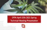 OFPA April 15th 2021 Spring Technical Meeting Presentation