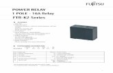 Datasheet: FTR-K2 relay